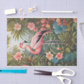 Prachtige tropische roze flamingo vogel tissuepapier (Craft)