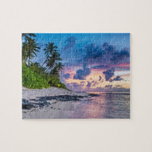 Prachtige tropische strand oceaan vakantie legpuzzel