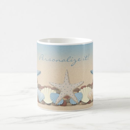 Prachtige tropische themastralen koffiemok (Center)