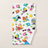 Prachtige Tropische vogels, kleurrijk paradijs Bad Handdoek (Handdoek)