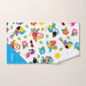 Prachtige Tropische vogels, kleurrijk paradijs Bad Handdoek (Handdoek)