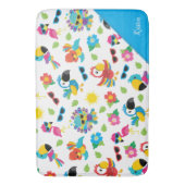 Prachtige Tropische vogels, kleurrijk paradijs Badmat (Voorkant Verticaal)