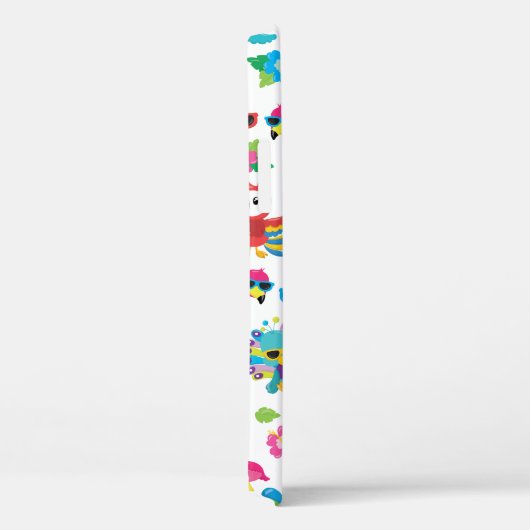 Prachtige Tropische vogels, kleurrijk paradijs Case-Mate iPhone Case (Achterkant / Rechts)