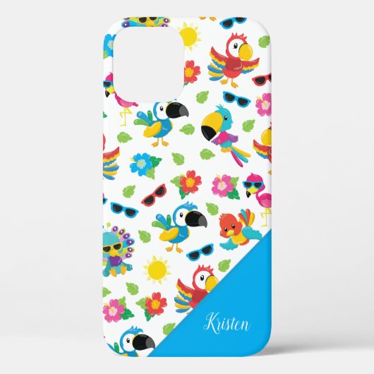 Prachtige Tropische vogels, kleurrijk paradijs Case-Mate iPhone Case (Achterkant)