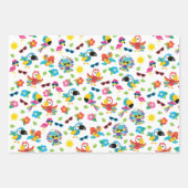 Prachtige Tropische vogels, kleurrijk paradijs Inpakpapier Vel (Voorkant)