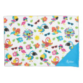 Prachtige Tropische vogels, kleurrijk paradijs Kussensloop (Voorkant)