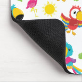 Prachtige Tropische vogels, kleurrijk paradijs Muismat (Hoek)