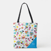 Prachtige Tropische vogels, kleurrijk paradijs Tote Bag (Achterkant)
