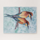 Prachtige tropische vogels legpuzzel (Horizontaal)