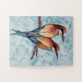 Prachtige tropische vogels legpuzzel (Horizontaal)