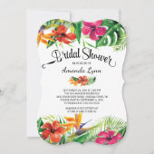 Prachtige tropische Vrijgezellenfeest Kaart (Voorkant)