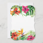 Prachtige tropische Vrijgezellenfeest Kaart (Achterkant)