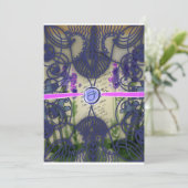 Prachtige trouwkaarten aankondiging (Staand voorkant)