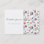 Prachtige tuin bloemen botanisch visitekaartje (Voorkant)