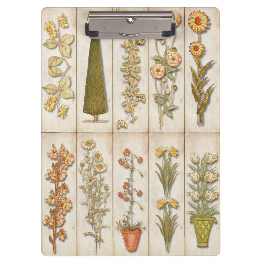 Prachtige tuin Planten Klembord (Voorkant)