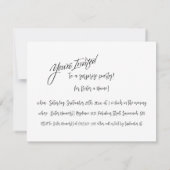 Prachtige Tuin Savannah GA Art Briefkaart Party (Achterkant)