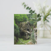 Prachtige tuinen van Quinta da Regaleira Briefkaart (Staand voorkant)