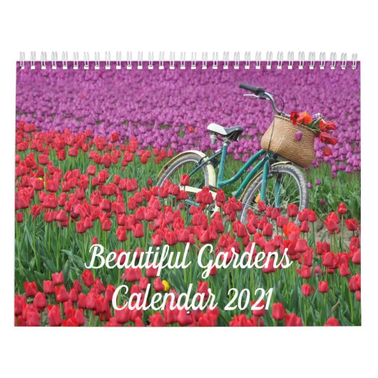 Prachtige tuinkalender kalender (Hoes)