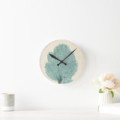 Prachtige Turquoise/Aqua Coral Ronde Klok (Huis)