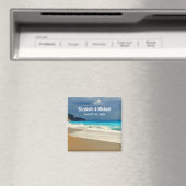 Prachtige Turquoise Blue Zee tropische fotografie Magneet (Insitu (Vaatwasser))