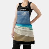 Prachtige Turquoise Blue Zee tropische fotografie Schort (Insitu)