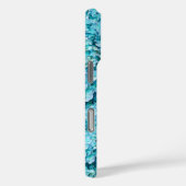 Prachtige, turquoise hortensia bloemen Case-Mate iPhone case (Achterkant / Rechts)