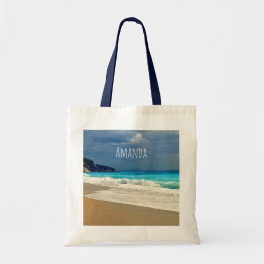 Prachtige Turquoise Zee Tropische fotografie Tote Bag (Voorkant)