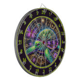 Prachtige Turtle Butterfly Hunting Lodge Art Dartbord (Voorkant Links)