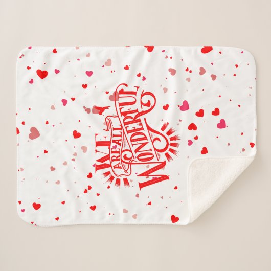 Prachtige typografie sherpa deken (Voorkant (horizontaal))