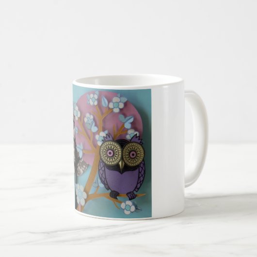 prachtige uil mok (Voorkant rechts)