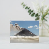 Prachtige uitbarsting Klyuchevskoy Volcano. Ruslan Briefkaart (Staand voorkant)