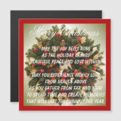 Prachtige Uitdrukkingen Magnetische Vakantie Kaart (Voorkant / Achterkant)