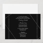 Prachtige uitnodigende uitnodiging voor weddenscha (Voorkant / Achterkant)