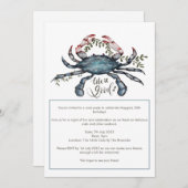 Prachtige uitnodiging tot het ontwerpen van een bl (Voorkant / Achterkant)