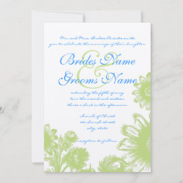 Prachtige  uitnodiging tot weduwschap