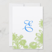 Prachtige uitnodiging tot weduwschap (Achterkant)