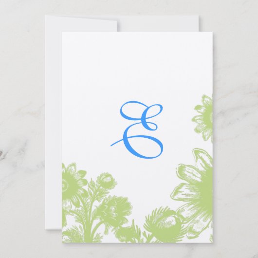 Prachtige uitnodiging tot weduwschap (Achterkant)