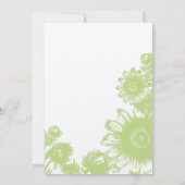 Prachtige  uitnodiging tot weduwschap (Achterkant)