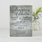 Prachtige uitnodiging voor 10 jaar Jubileum (Staand voorkant)