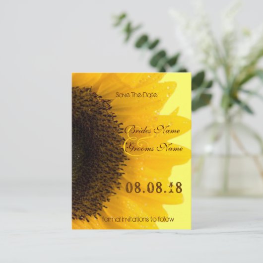 Prachtige uitnodiging voor het uitzenden van een z (Staand voorkant)