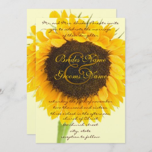 Prachtige uitnodiging voor het uitzenden van een z (Voorkant / Achterkant)