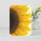 Prachtige uitnodiging voor het uitzenden van een z (Staand voorkant)