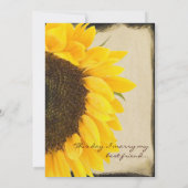 Prachtige uitnodiging voor het uitzenden van een z (Achterkant)