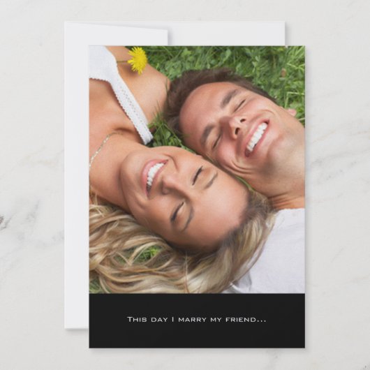 Prachtige uitnodiging voor het uitzenden van een z (Voorkant)