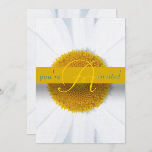 Prachtige uitnodiging voor weduwschap met de legan (Voorkant / Achterkant)