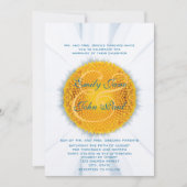 Prachtige uitnodiging voor weduwschap met de legan (Voorkant)