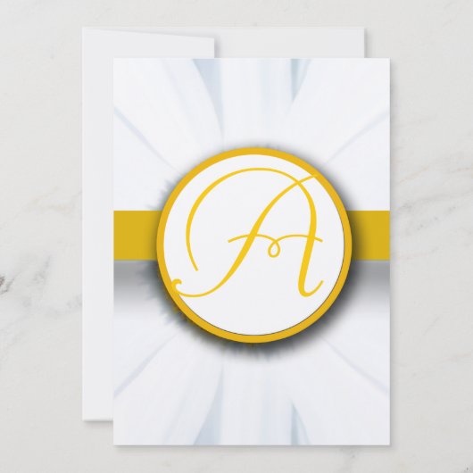 Prachtige uitnodiging voor weduwschap met de legan (Achterkant)