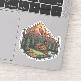 Prachtige Uitzicht Vacation Home Mountain Cabin Sticker