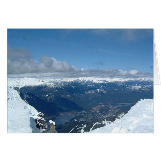 Prachtige uitzicht voor bergtoppen (Voorkant Horizontaal)