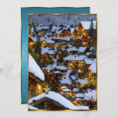 Prachtige Uitzicht voor kerstmis 2 Uitnodiging (Voorkant / Achterkant)